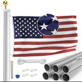 EZ Pole: Made In The USA Flag Pole Kits•Aluminum Poles•Nylon American Flag - GJB PRODUCTS
