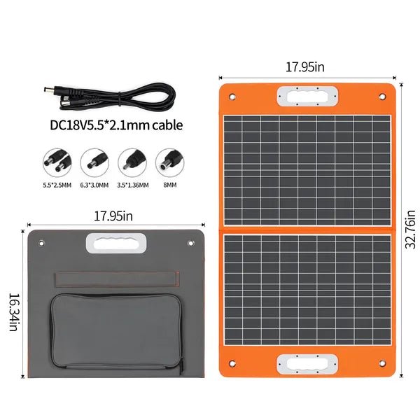 Flashfish: 200W Solar Power Station with 5 Charging options & Foldable(Briefcase Style) Solar Panels - GJB PRODUCTS
