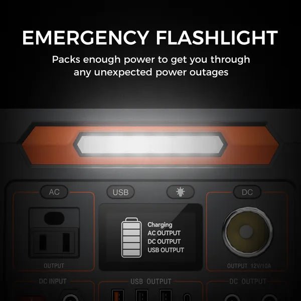 Flashfish: 300W Portable Solar Power Station 62400mAh - GJB PRODUCTS