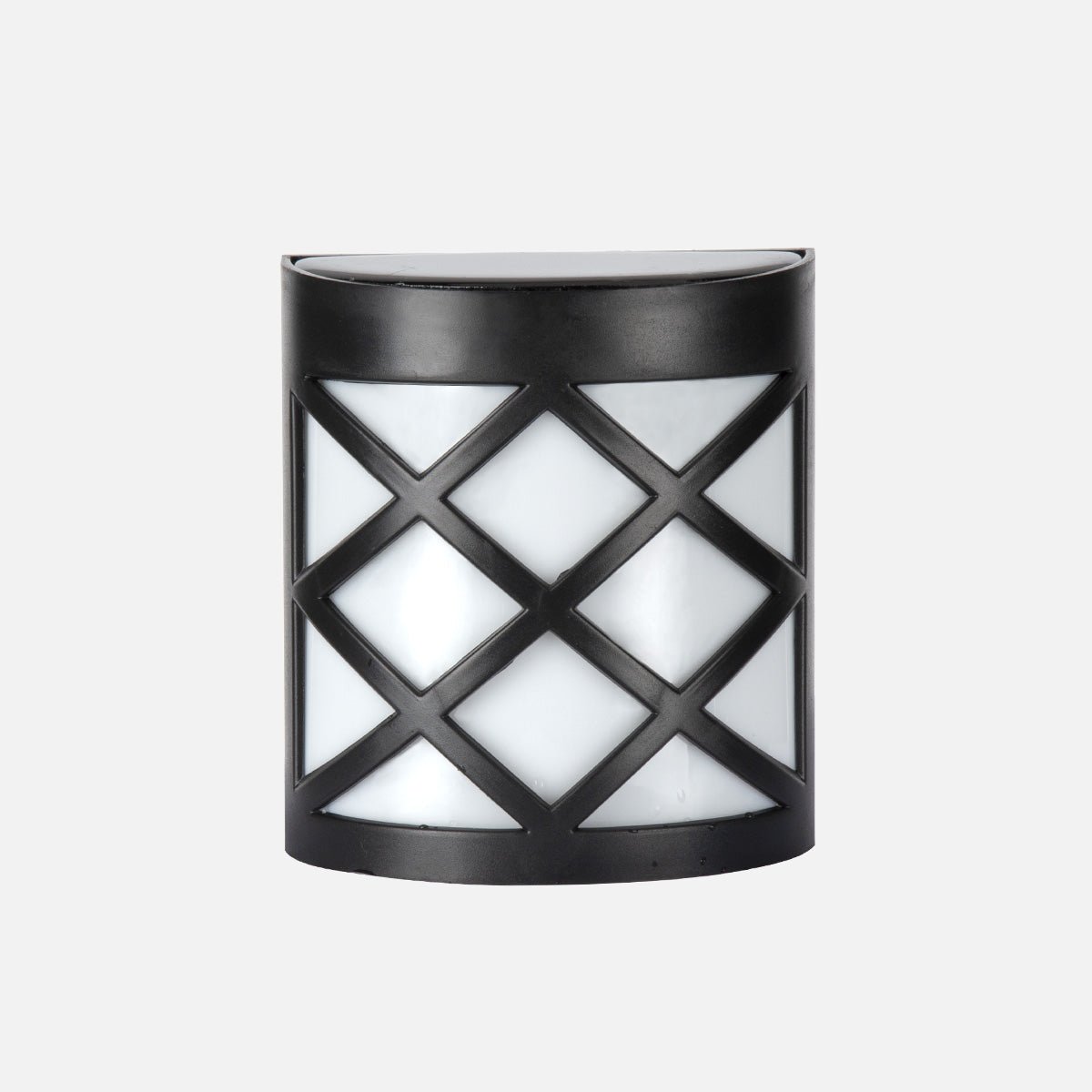GIGALUMI: 8Pk 1.2v Solar Grid Touch LED Fence Lights(6Lm) - GJB PRODUCTS