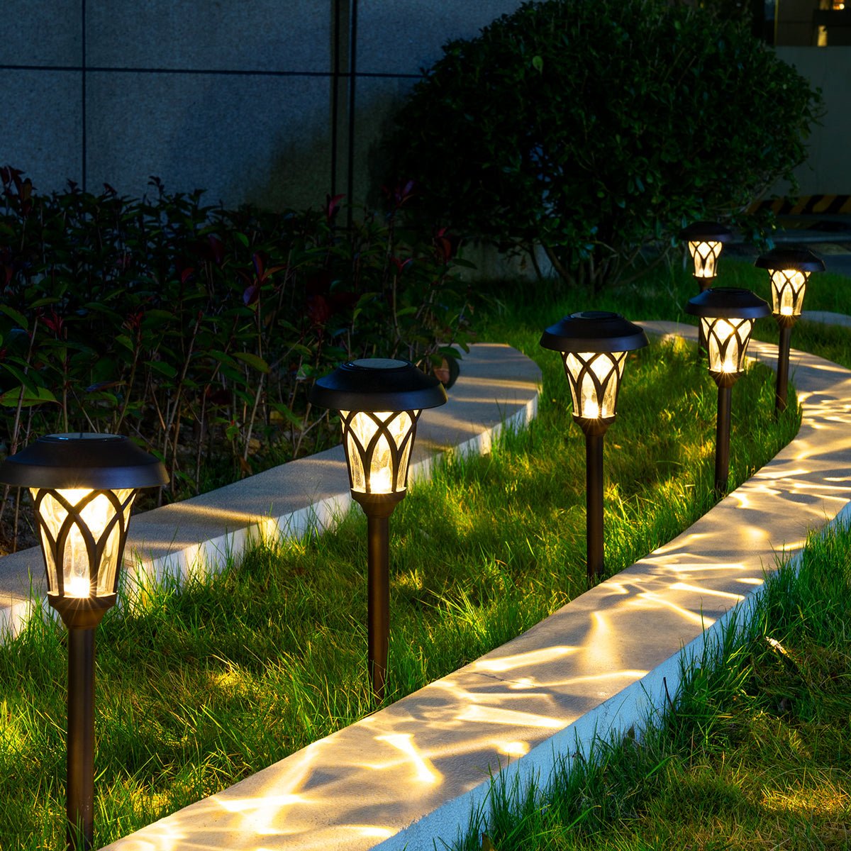 Gigalumi: Tulip Designed Solar Powered Yard Lights (6pc)Set - GJB PRODUCTS