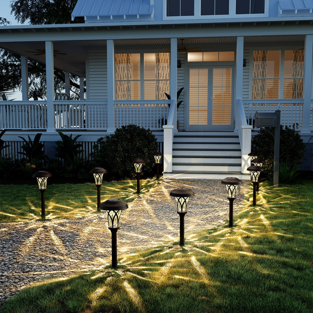 Gigalumi: Tulip Designed Solar Powered Yard Lights (6pc)Set - GJB PRODUCTS