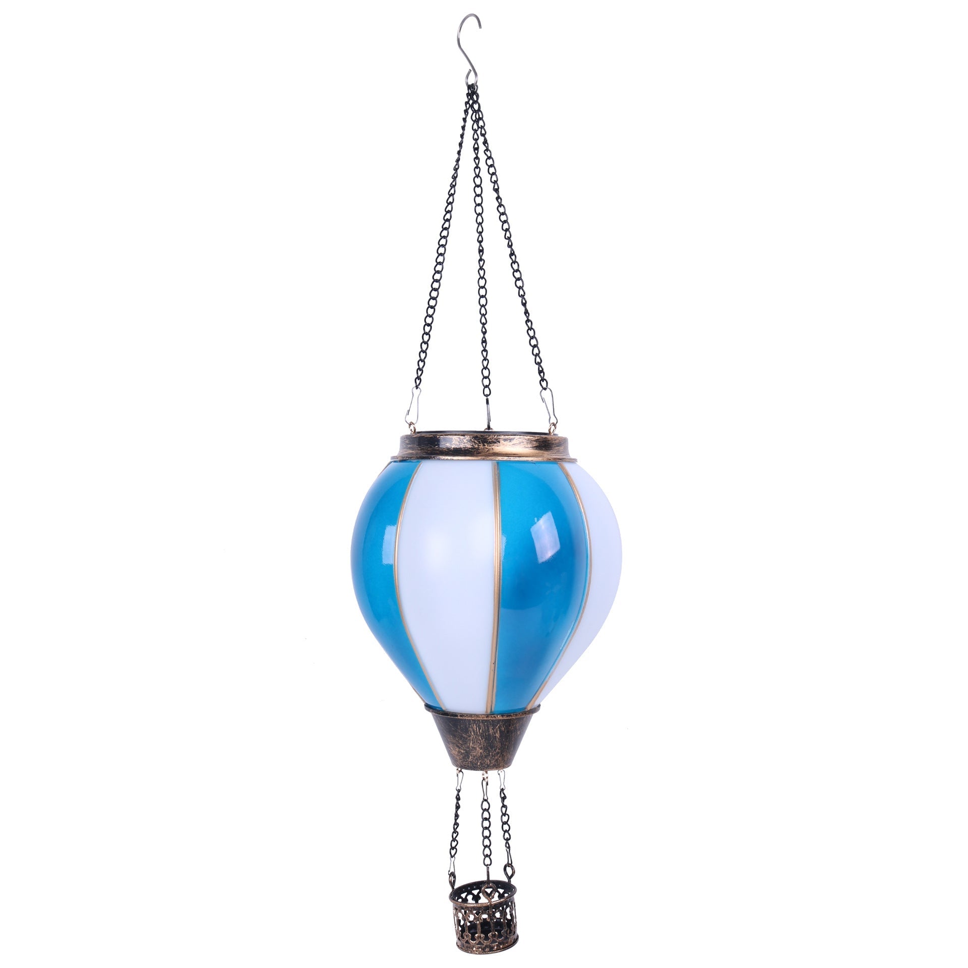 GJB Products: 19” Solar “Hot - Air Balloon”Hanging Decorative Lighting - GJB PRODUCTS