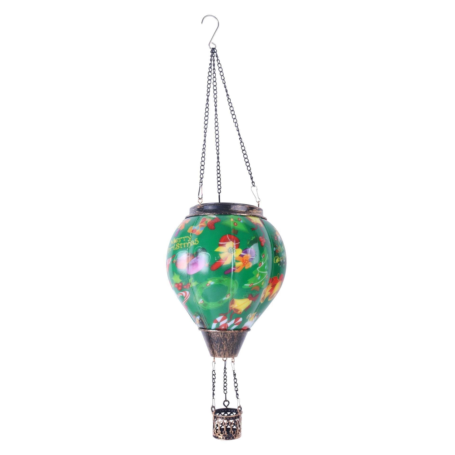 GJB Products: 19” Solar “Hot - Air Balloon”Hanging Decorative Lighting - GJB PRODUCTS