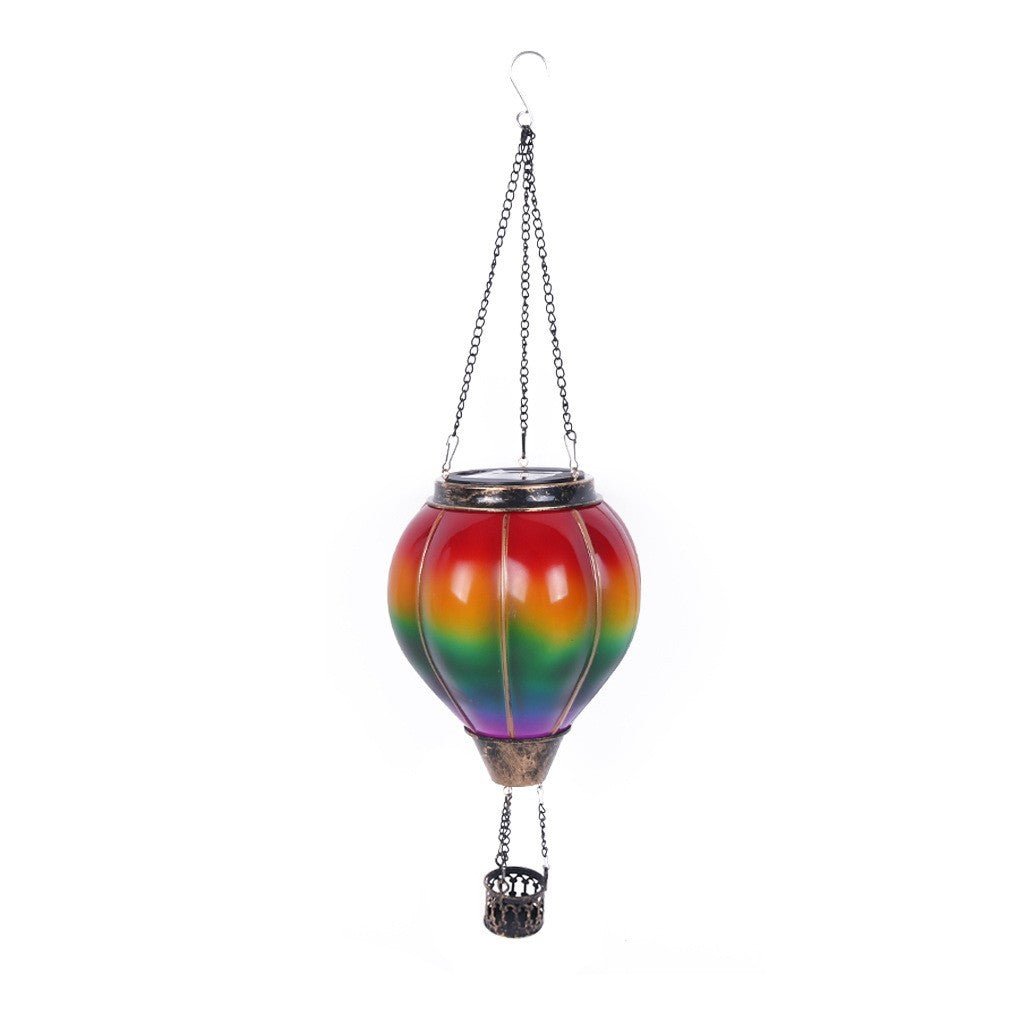 GJB Products: 19” Solar “Hot - Air Balloon”Hanging Decorative Lighting - GJB PRODUCTS