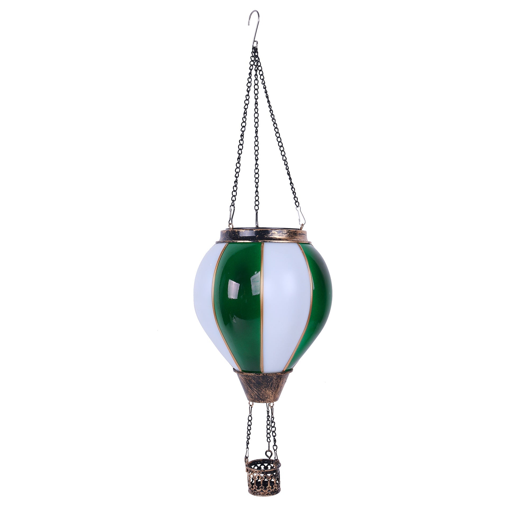 GJB Products: 19” Solar “Hot - Air Balloon”Hanging Decorative Lighting - GJB PRODUCTS