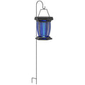 GJB Products: 2 - in - 1•6.4W Solar Powered(10Lm) or Electric Hanging Fly Zapper With UV & White LED Light - GJB PRODUCTS