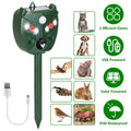 GJB Products: 5 Gear Wide Range Ultrasonic Solar Animal Repellent Light - GJB PRODUCTS