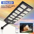 GJB Products: 7x3x20” 800W Commercial Solar Street Light(504 - LED’s)with 3 Mode,Motion Sensor and Remote - GJB PRODUCTS