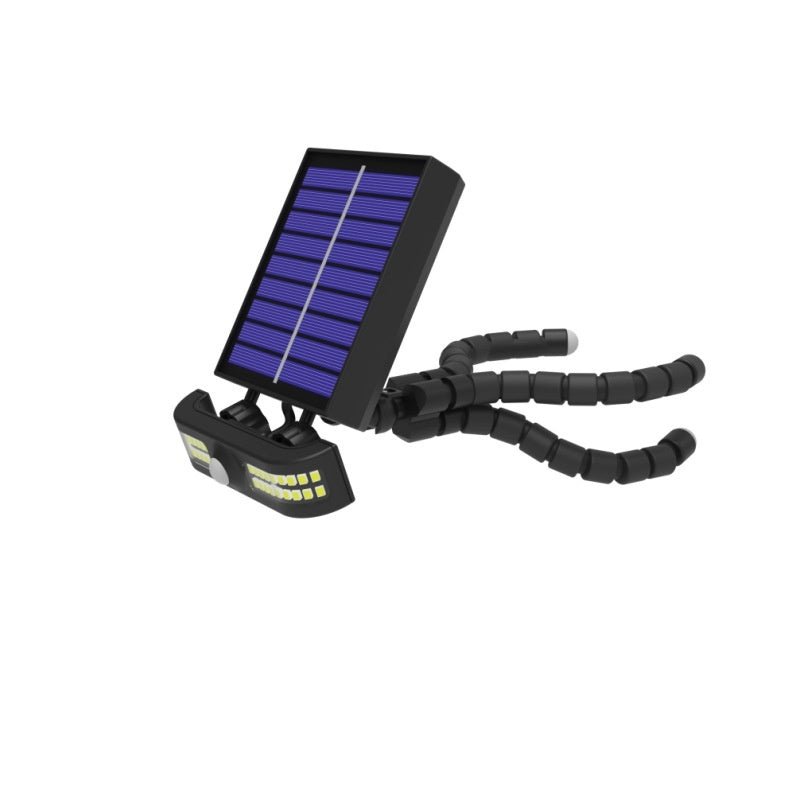 GJB Products: Adjustable 5V Solar Powered Arc - Shaped Octopus Sensor & LED(40) Lamp - GJB PRODUCTS