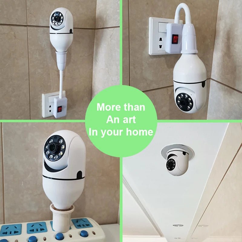 GJB Products: HD E27 Bulb Camera with Night Vision for Surveillance and Security - GJB PRODUCTS