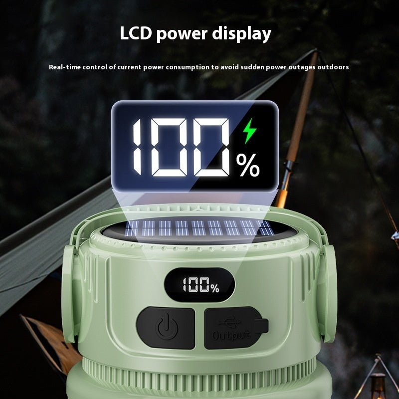 GJB Products: Portable 10W 3.7V Solar Powered Waterproof Outdoor+Charging LED Lantern - GJB PRODUCTS