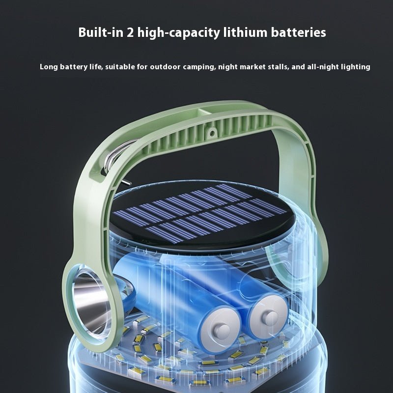 GJB Products: Portable 10W 3.7V Solar Powered Waterproof Outdoor+Charging LED Lantern - GJB PRODUCTS