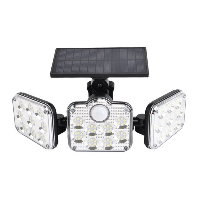 GJB PRODUCTS Solar - Powered Motion Detection LED Flood Lights - GJB PRODUCTS
