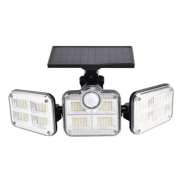 GJB PRODUCTS Solar - Powered Motion Detection LED Flood Lights - GJB PRODUCTS