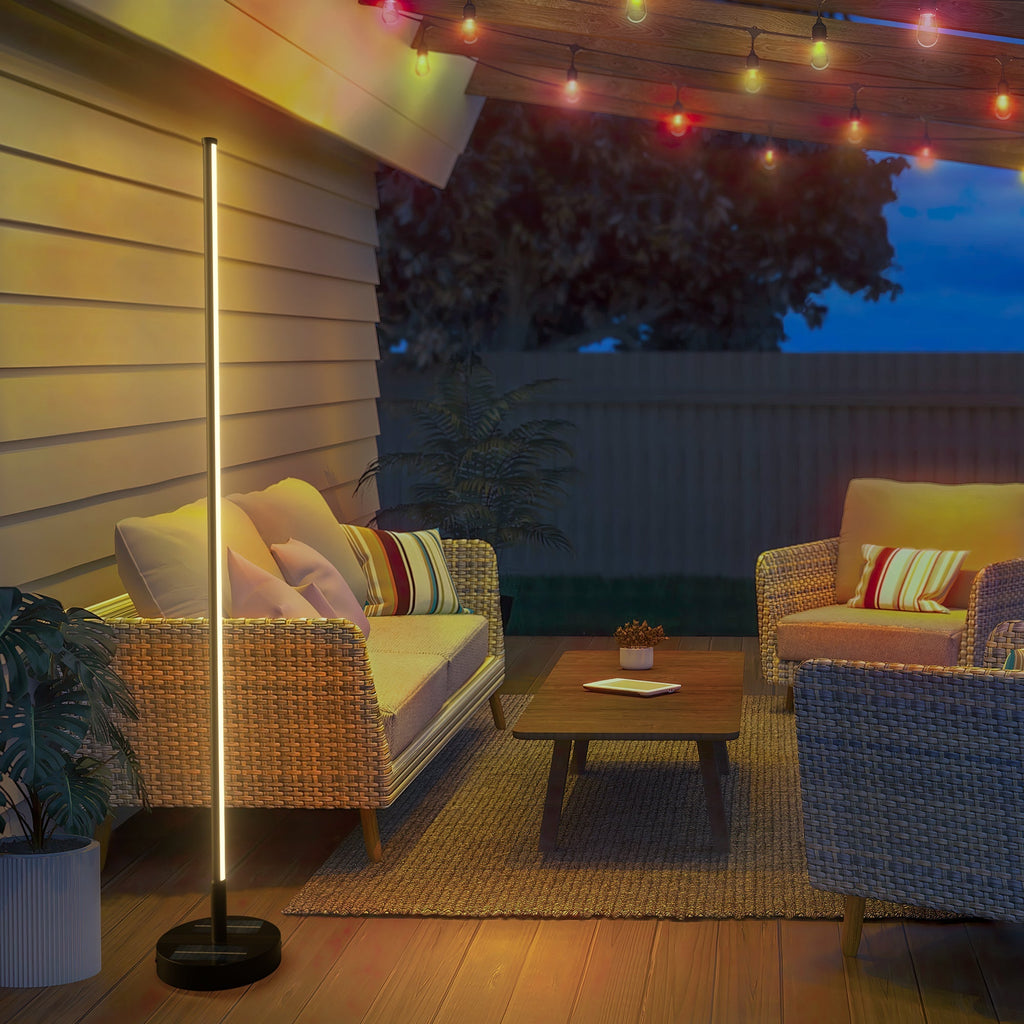 GJB Products: Solar(100Lm) 6v with 3W Powered Glow Linear Lamp(4.5ft) - GJB PRODUCTS