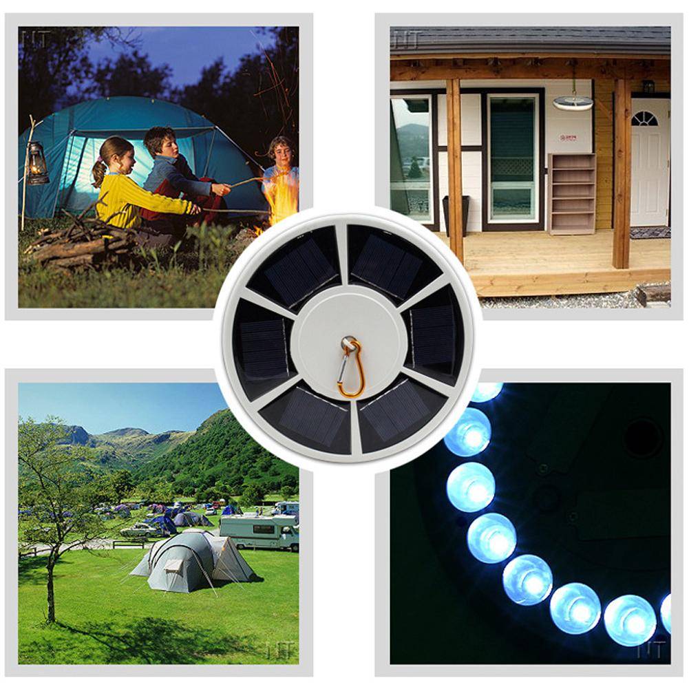 GJB Products: Ultra Bright 42 - LED Solar Flag Pole or Camp Light - GJB PRODUCTS