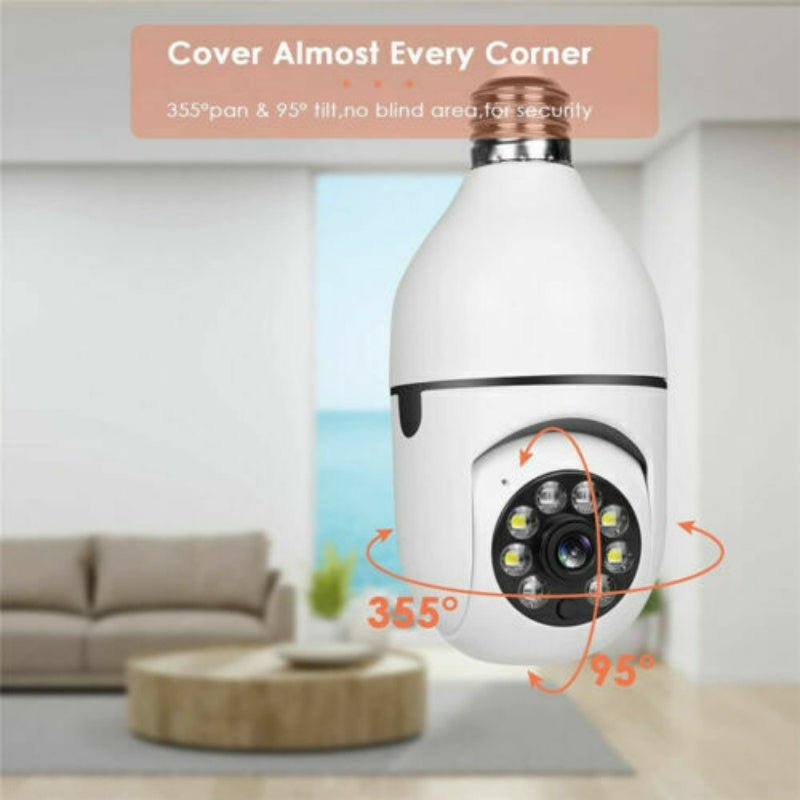 GJB Products: Wireless 360 Degree (E27) Light Bulb Smart Camera 1080P HD - GJB PRODUCTS