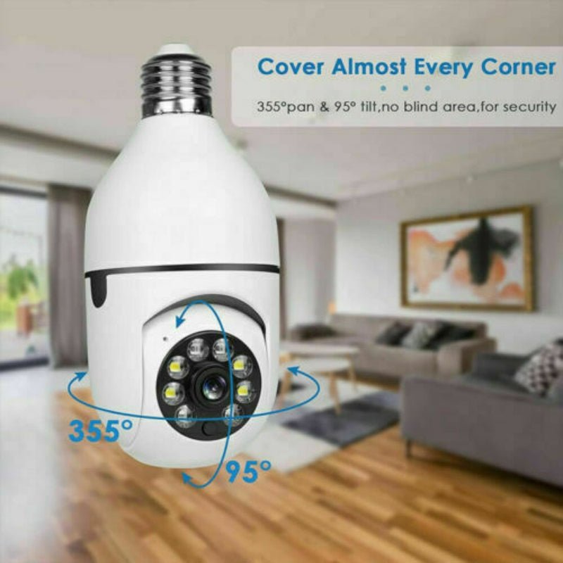 GJB Products: Wireless 360 Degree (E27) Light Bulb Smart Camera 1080P HD - GJB PRODUCTS