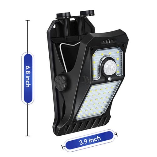 GOUTOOL: (2Pcs) 9W 3.7V Solar Wall Clip Motion LED(45) Lights - GJB PRODUCTS
