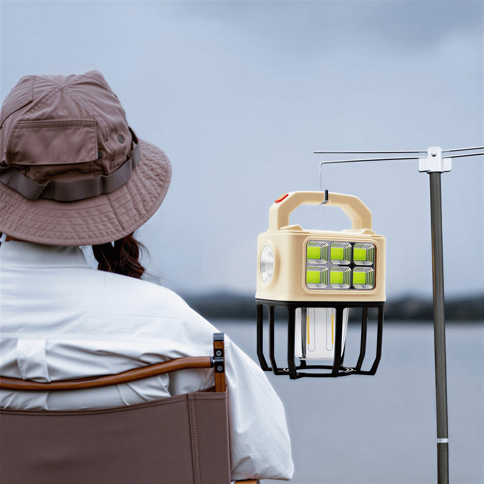 GRAMSTRONG: “Multi - Purpose” Solar Powered Outdoor Camping LED Lamp with Multiple Lighting Modes - GJB PRODUCTS