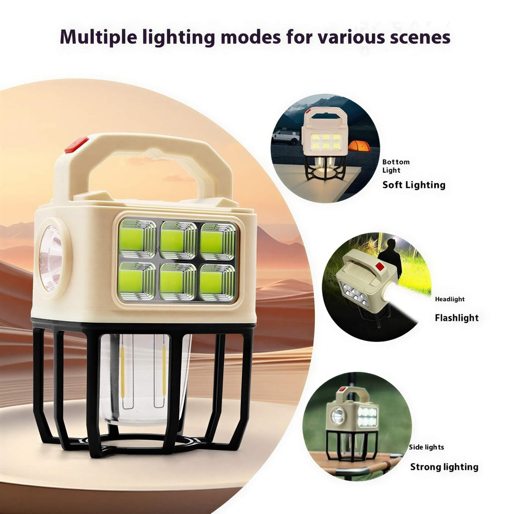 GRAMSTRONG: “Multi - Purpose” Solar Powered Outdoor Camping LED Lamp with Multiple Lighting Modes - GJB PRODUCTS