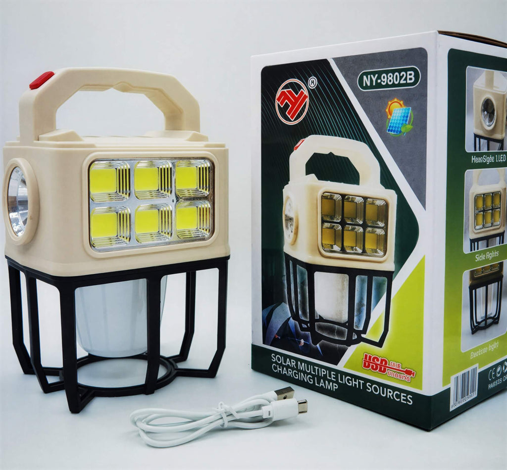 GRAMSTRONG: “Multi - Purpose” Solar Powered Outdoor Camping LED Lamp with Multiple Lighting Modes - GJB PRODUCTS