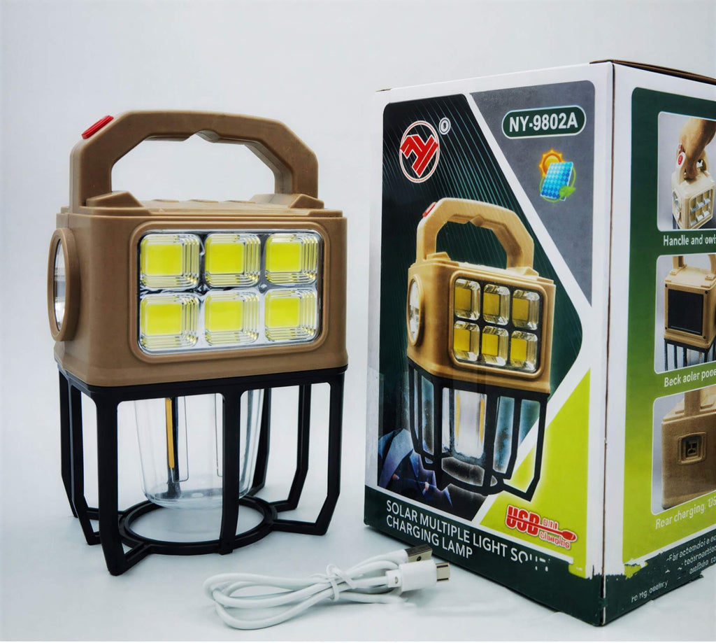 GRAMSTRONG: “Multi - Purpose” Solar Powered Outdoor Camping LED Lamp with Multiple Lighting Modes - GJB PRODUCTS