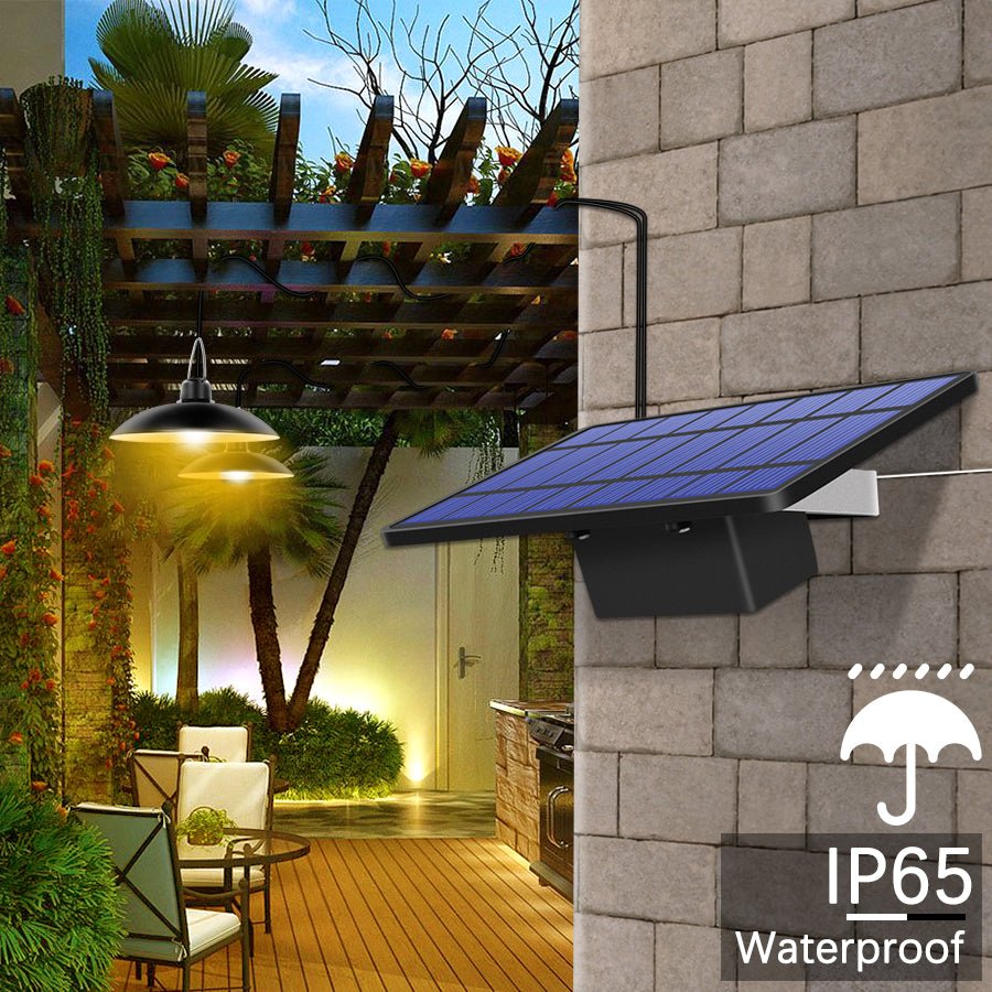 Ironsmith Lighting: 1.6W - 5.5V Solar Powered Hanging 16 - LED Chandelier - GJB PRODUCTS