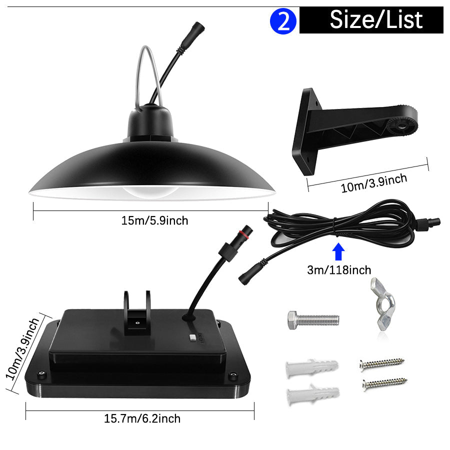 Ironsmith Lighting: 1.6W - 5.5V Solar Powered Hanging 16 - LED Chandelier - GJB PRODUCTS