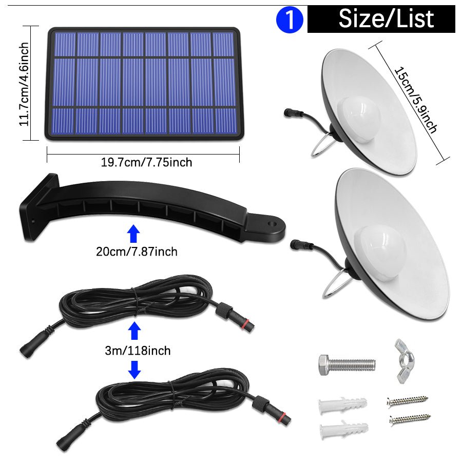Ironsmith Lighting: 1.6W - 5.5V Solar Powered Hanging 16 - LED Chandelier - GJB PRODUCTS