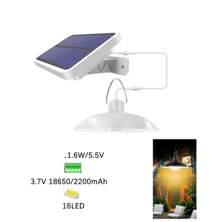 Ironsmith Lighting: 1.6W - 5.5V Solar Powered Hanging 16 - LED Chandelier - GJB PRODUCTS
