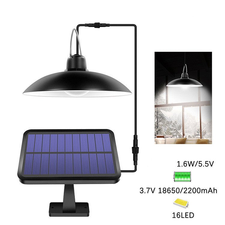 Ironsmith Lighting: 1.6W - 5.5V Solar Powered Hanging 16 - LED Chandelier - GJB PRODUCTS