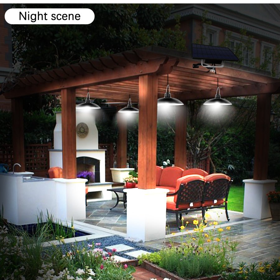 Ironsmith Lighting: 1.6W - 5.5V Solar Powered Hanging 16 - LED Chandelier - GJB PRODUCTS
