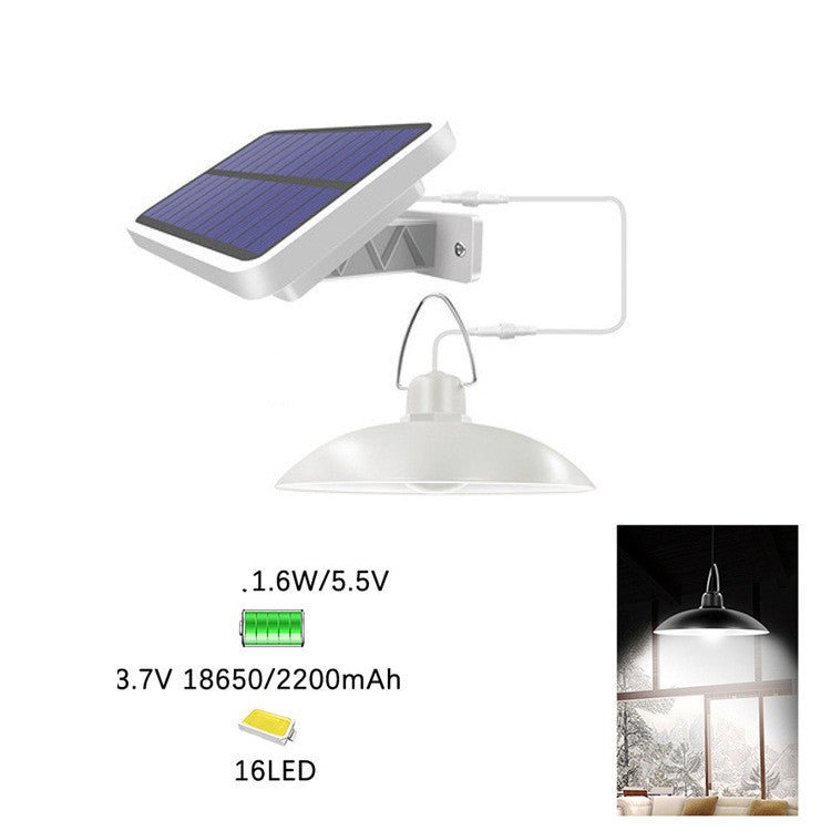 Ironsmith Lighting: 1.6W - 5.5V Solar Powered Hanging 16 - LED Chandelier - GJB PRODUCTS