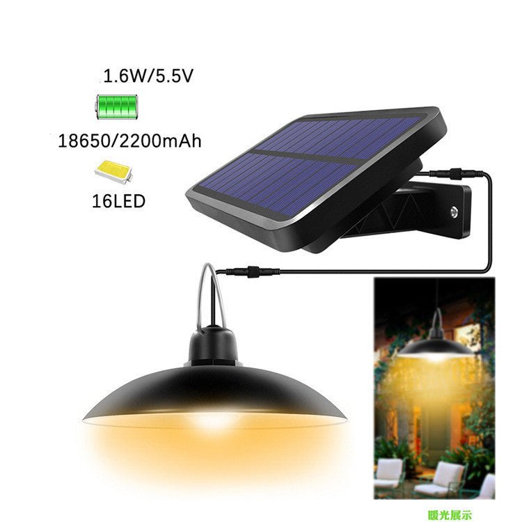 Ironsmith Lighting: 1.6W - 5.5V Solar Powered Hanging 16 - LED Chandelier - GJB PRODUCTS