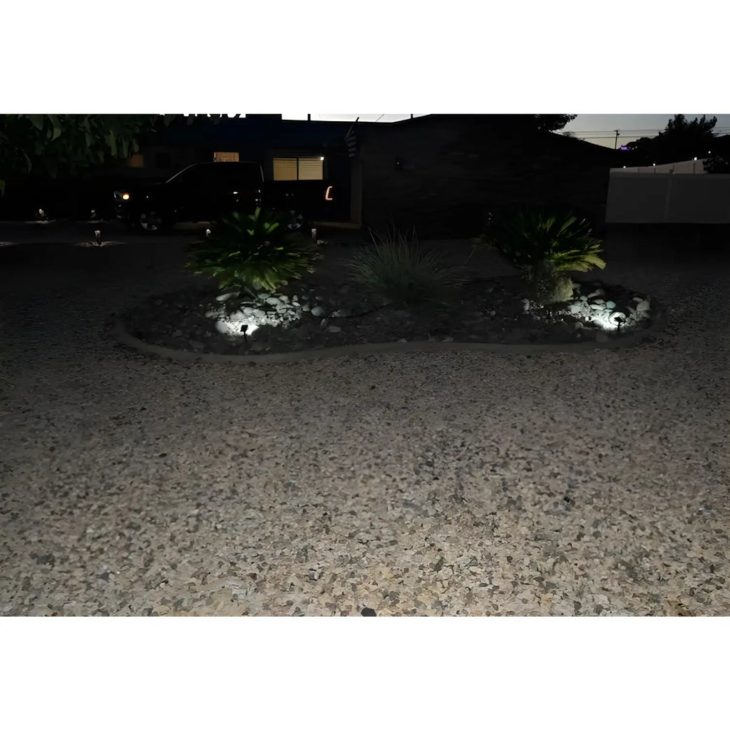 Ironsmith Lighting: 2 - Pack Solar Powered(50LED) Spot Lights with Spike for Wall or Ground Mount & Smart Lighting Control - GJB PRODUCTS