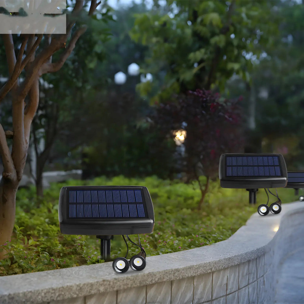 Ironsmith Lighting: Solar Powered Flower Pot Lawn LED Lights – Waterproof & Durable - GJB PRODUCTS