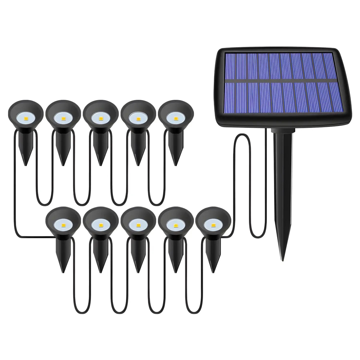 Ironsmith Lighting: Solar Powered Flower Pot Lawn LED Lights – Waterproof & Durable - GJB PRODUCTS