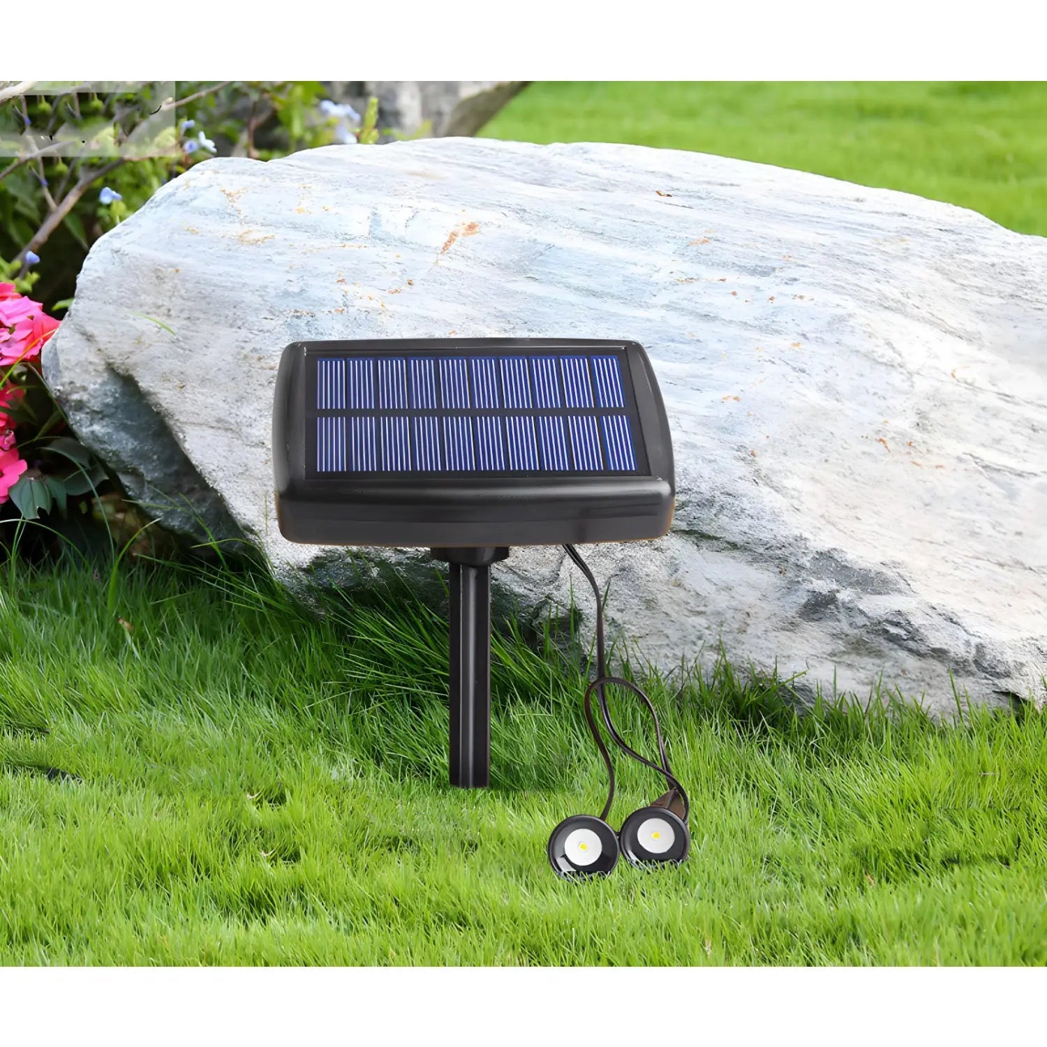 Ironsmith Lighting: Solar Powered Flower Pot Lawn LED Lights – Waterproof & Durable - GJB PRODUCTS