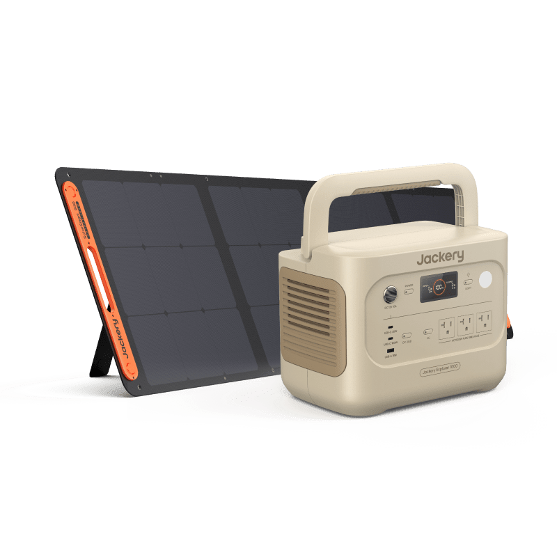 Jackery: Solar Generator 1000 v2 - Fast Charging Dual 100W USB - A/C Ports w/Emergency Super Charge - Delivers 1070Wh/1500W - Output - GJB PRODUCTS