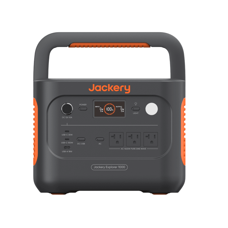 Jackery: Solar Generator 1000 v2 - Fast Charging Dual 100W USB - A/C Ports w/Emergency Super Charge - Delivers 1070Wh/1500W - Output - GJB PRODUCTS