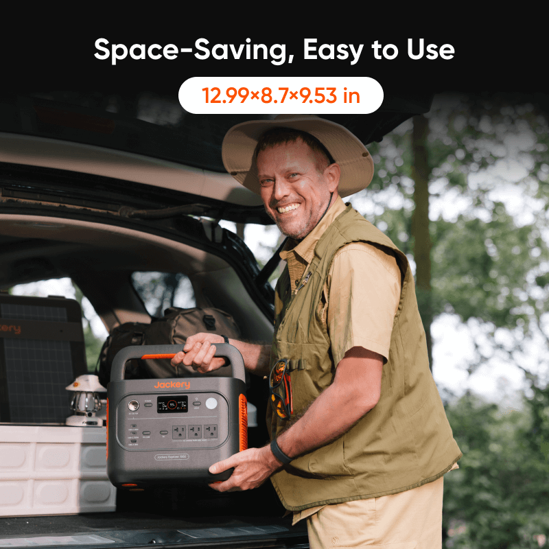 Jackery Solar Generator 1500 v2•2000W of AC output with 4000W Surge•Quick Charge •Seven Device Ports Plus 5yr Warranty - GJB PRODUCTS