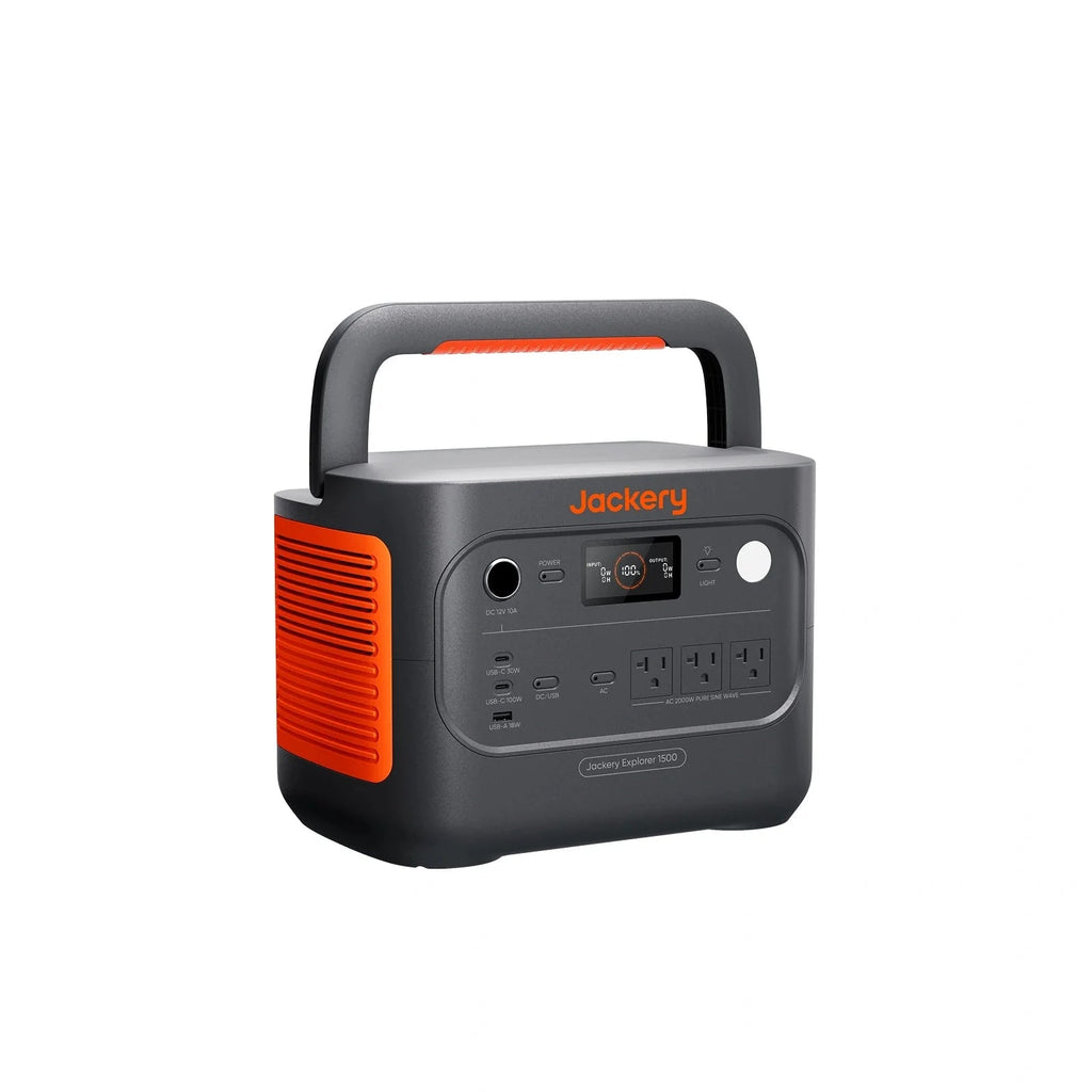 Jackery Solar Generator 1500 v2•2000W of AC output with 4000W Surge•Quick Charge •Seven Device Ports Plus 5yr Warranty - GJB PRODUCTS