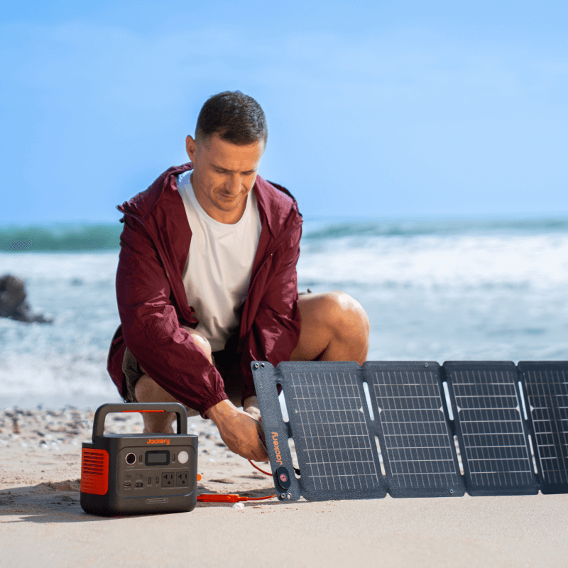 Jackery Solar Generator 300 v2•300W Output(600W - Surge)•Charge Up to 6 Devices•Ultra - Fast Charging - GJB PRODUCTS