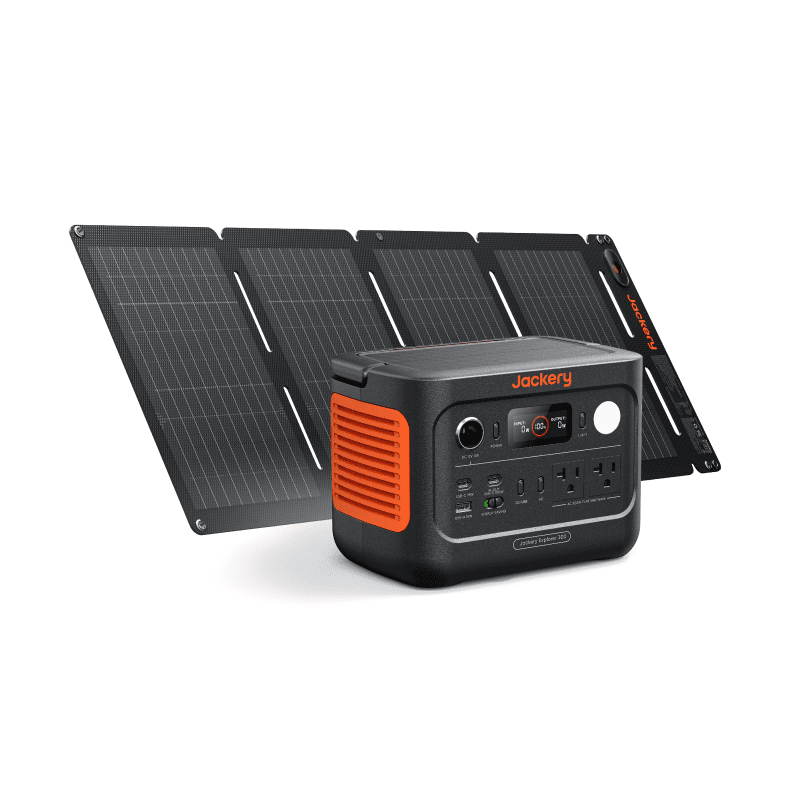 Jackery Solar Generator 300 v2•300W Output(600W - Surge)•Charge Up to 6 Devices•Ultra - Fast Charging - GJB PRODUCTS