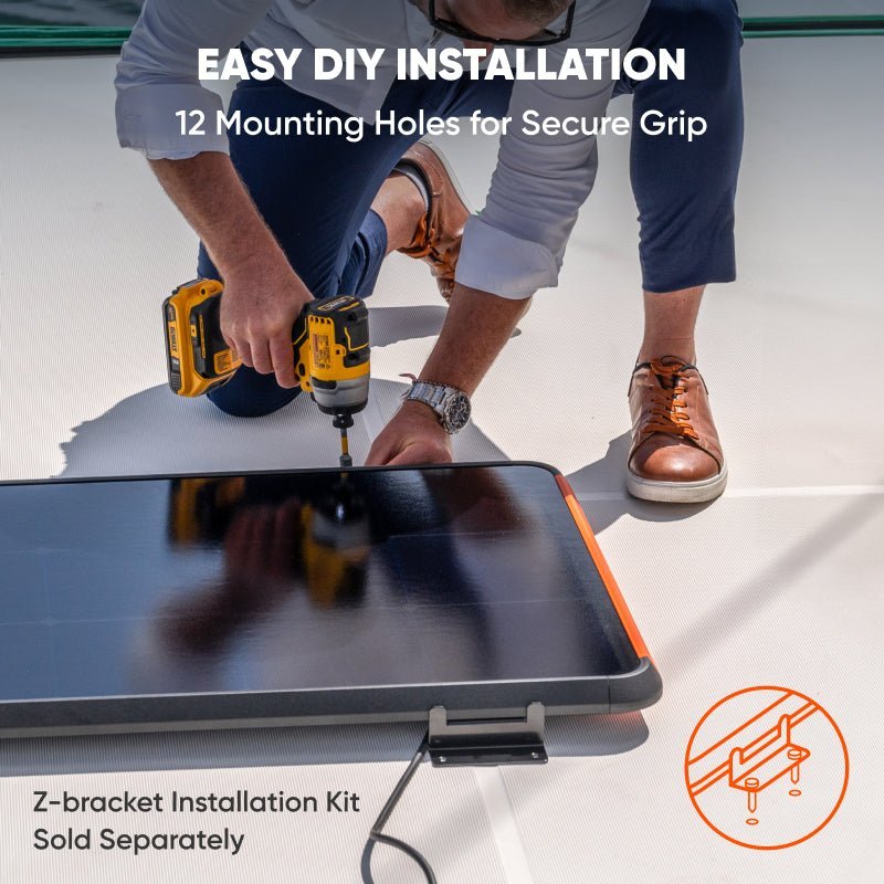 Jackery SolarSaga 100 Prime Solar Panel with Cables, Weatherproof & 5yr Warranty - GJB PRODUCTS