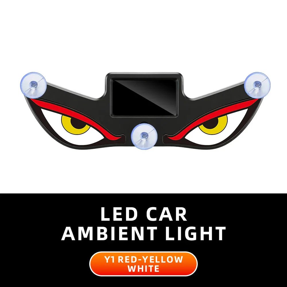 Solar Devil’s Eye Car Window Light | USB-C Rechargeable Flashing Warning Lamp - GJB PRODUCTS