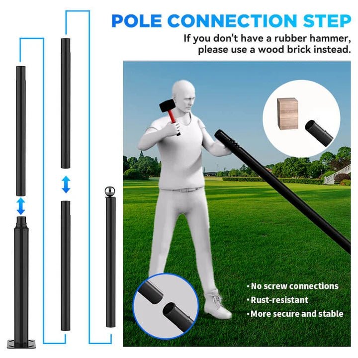 Langy: 1200W Solar Powered (30,000LM) Street Light w/ Motion Detection,Remote Control and Pole(16ft - 20ft) - GJB PRODUCTS
