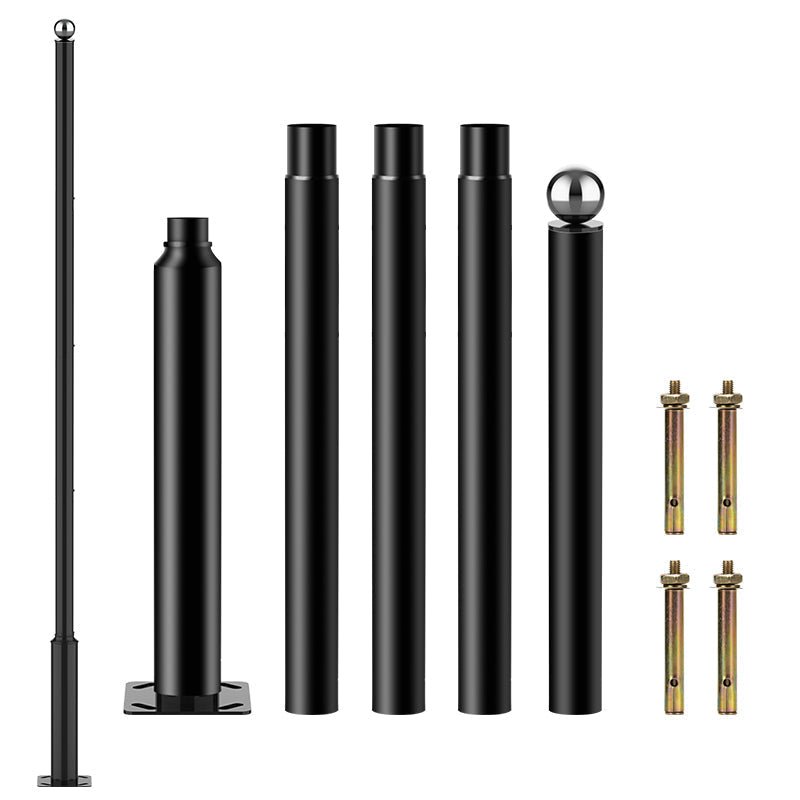 Langy: 1200W Solar Powered (30,000LM) Street Light w/ Motion Detection,Remote Control and Pole(16ft - 20ft) - GJB PRODUCTS